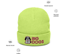 Puppy Ribbed Knit Beanie