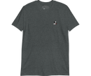 Dog Face Embroidered T-Shirt