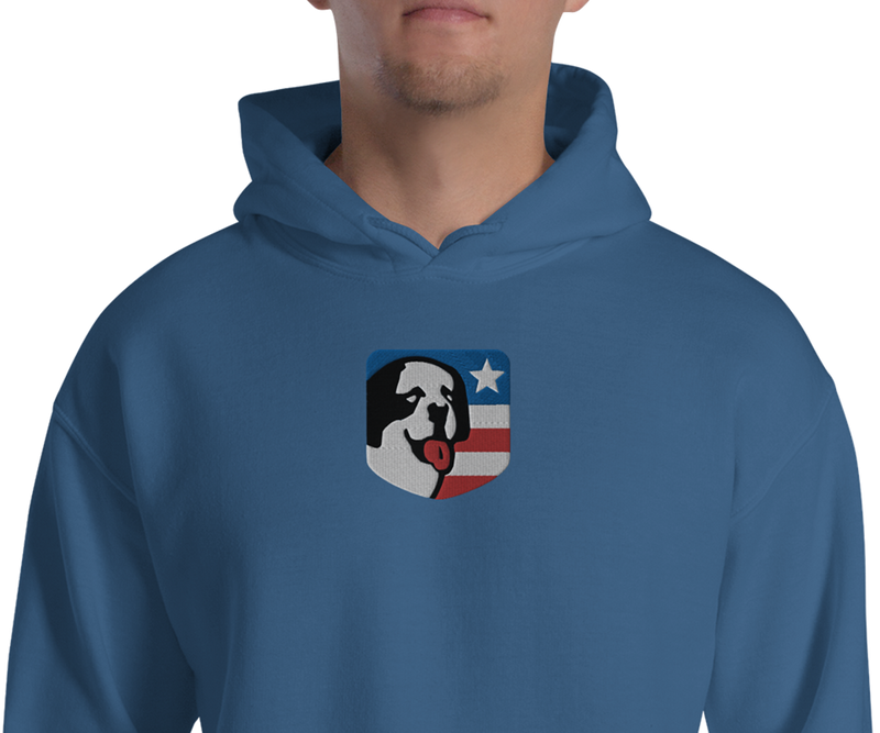 Big Dog USA Embroidered Hoodie